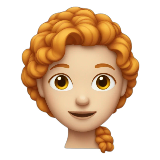 Ginger girl sticker