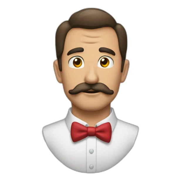 Hombre barbon pelirrojo mandando beso sticker