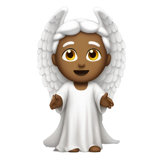 angel speaking sticker