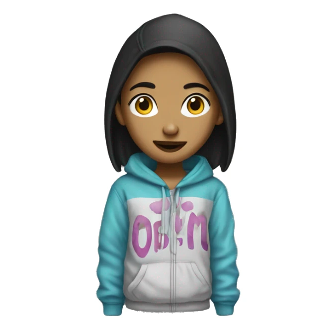 an opium clothing style teenager sticker