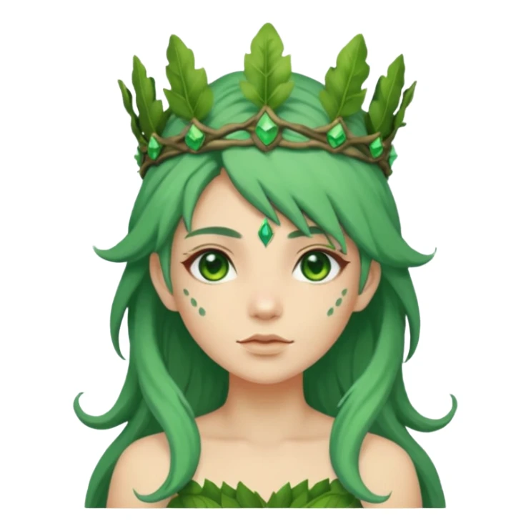 earth elemental woman sticker