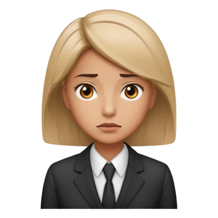 A female employee who has a minor injury that needs to report it. sticker