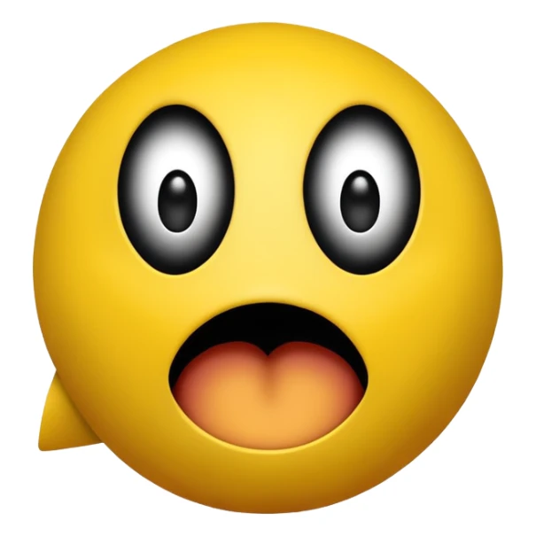 Pac-Man which just has two black dots as the eyes and a wide open mouth which is just pitch black sticker