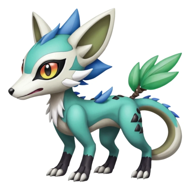 Meloetta-Vernid-Trico-Sergal-Protogen-Primagen-Pokémon-Fakémon-creature sticker