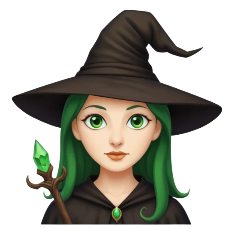 witch with long nose memoji  sticker
