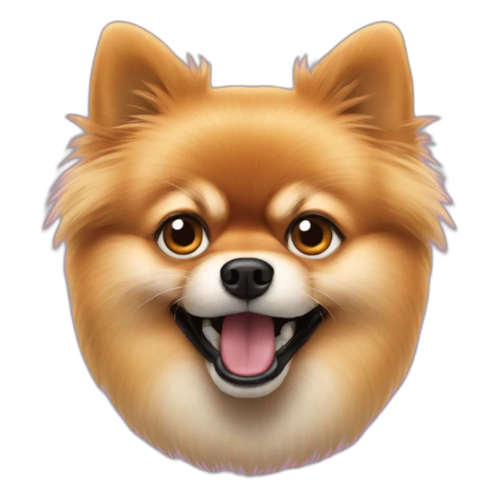 Mad-Pomeranian sticker