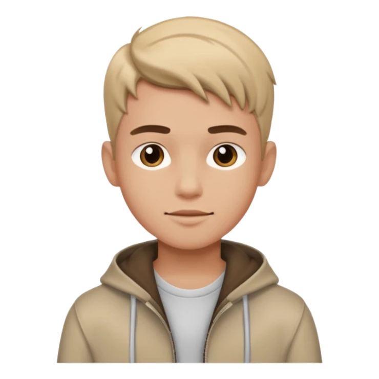 stylish boy in casual wear sticker