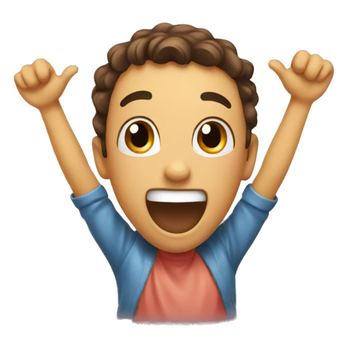 Excited best friends  sticker