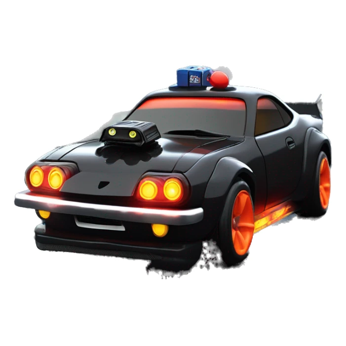    Hot wheels Darth Vader themed Scion FR-S scary Halloween monster rc car on  dark raining road  sticker