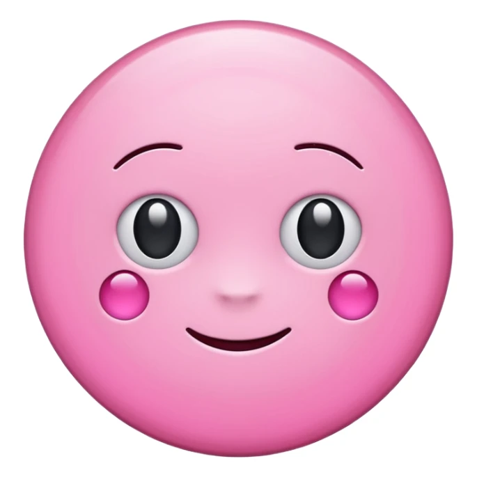 Pink circle Samsung style sticker