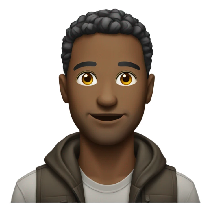 urban male portrait outdoors sticker