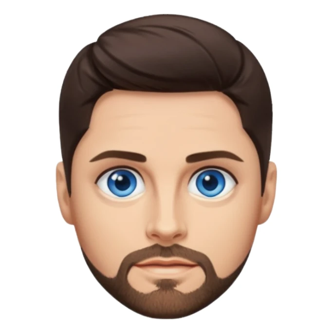 Keith Duffy with blue eyes, dark brown hair  sticker