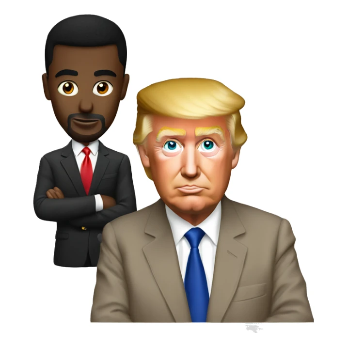 donald trump with a glizzy  sticker