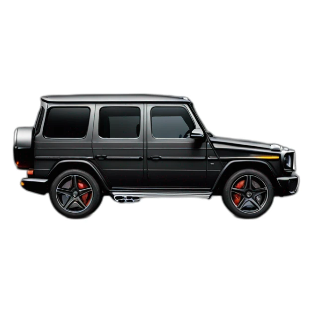 Mercedes AMG g wagon black colour sticker
