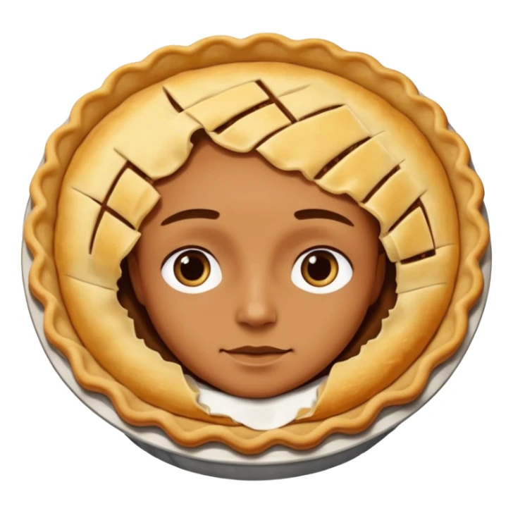 a federal passenger changing into a pie sticker