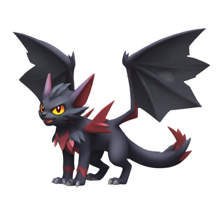 Noivern-Litten-Zoroark full body sticker