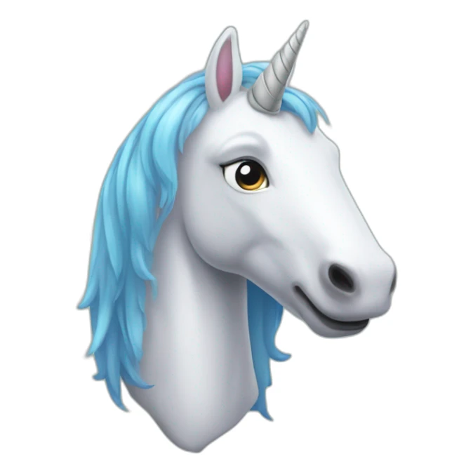 Une licorne tout sale sticker