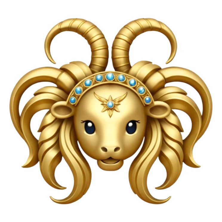 horoscope hair ornament sticker