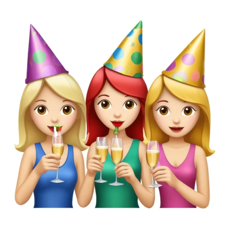 girls party in club sticker