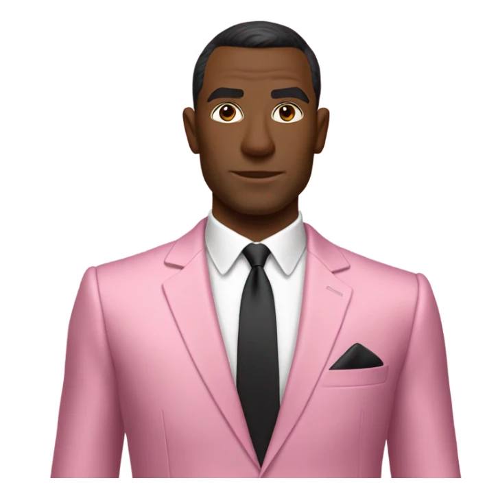 james bond in pink suit sticker