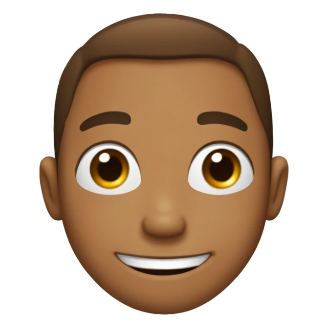 smiling brown jeppz word of random sticker