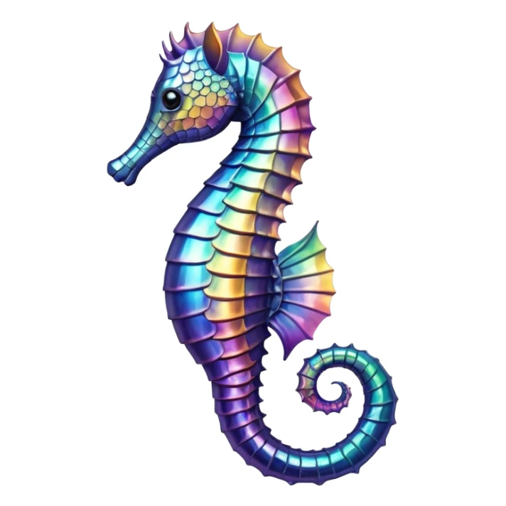 Seahorse emoji sticker
