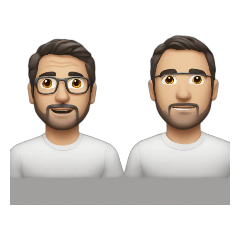 andreu buenafuente and berto romero sticker