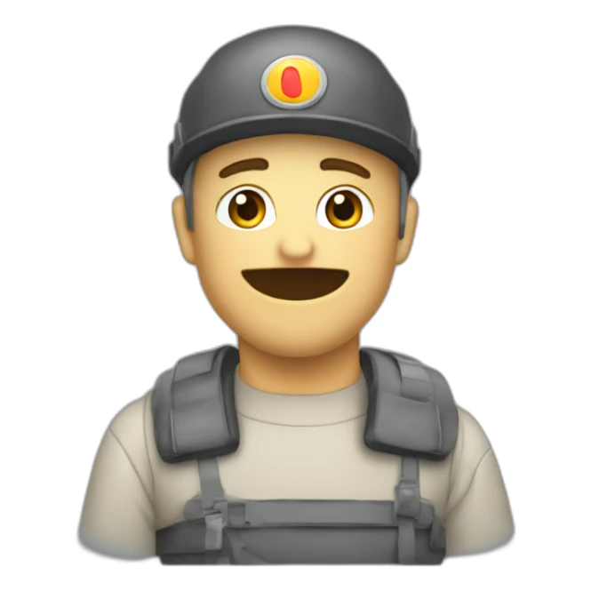 Emojis qui pleure de l'eau rouge sticker