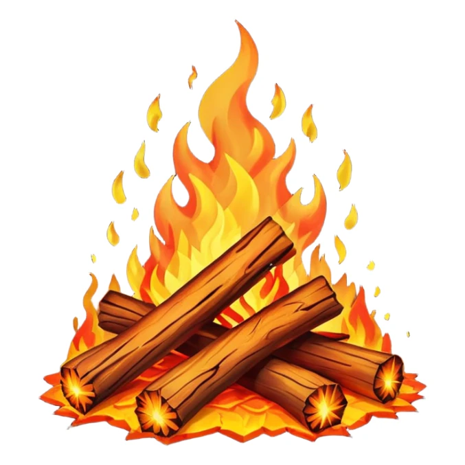I want an bonfire emoji sticker
