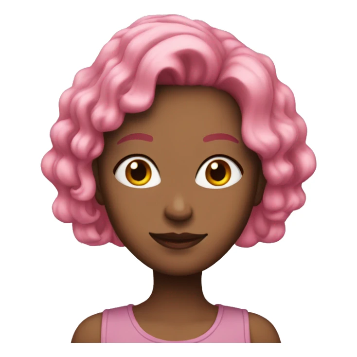 My perfect wife with pink hair  sticker