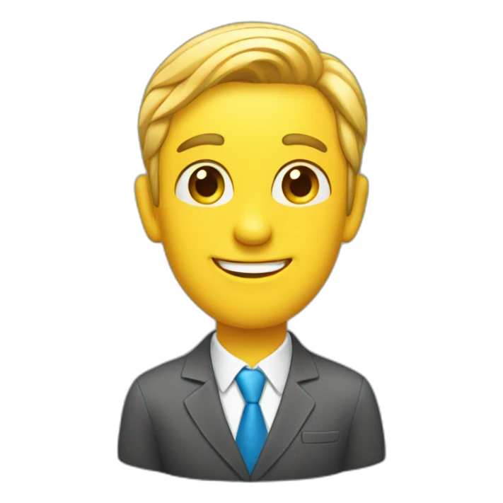 real estate agent with positive sign sticker