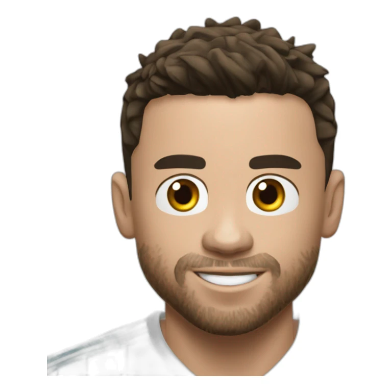 Ronaldo qui tiens en laisse messi sticker