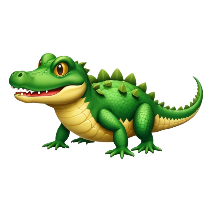 haz un cocodrilo que vuele y tenga bombas sticker