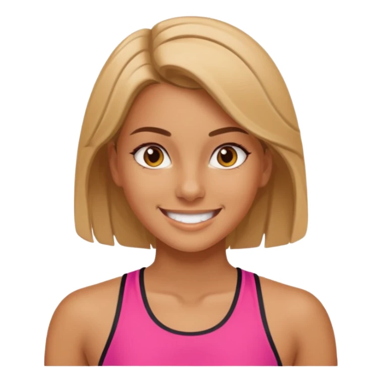 girl walks in a sport clothes sticker