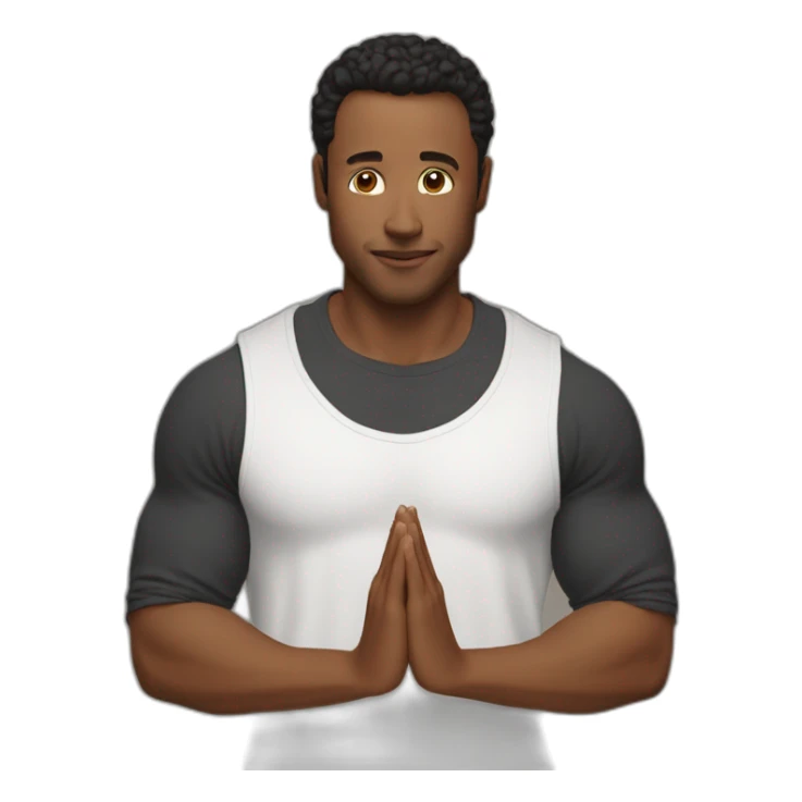 Alone musk is namaste 🙏 pose sticker