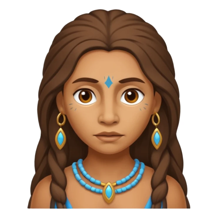 Cro-Magnon early human woman sticker