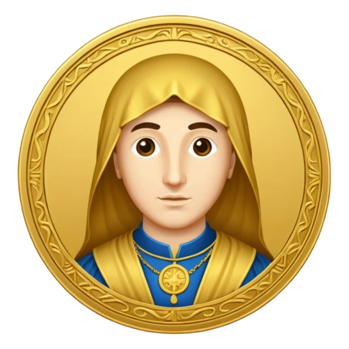 Create me a startup logo for an accounting startup inspired by Luca Pascioli the father of accounting sticker