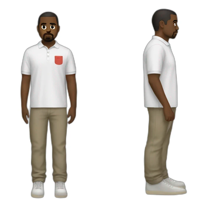 Kanye polo sticker
