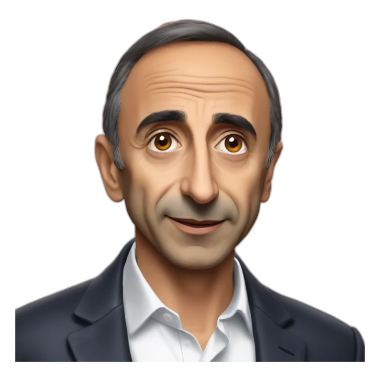 Eric Zemmour qui fait un cœur sticker