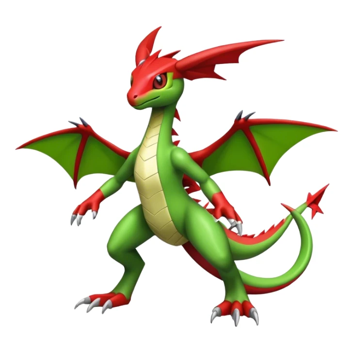 Cool edgy Guilmon-Flygon-Digimon, full body sticker