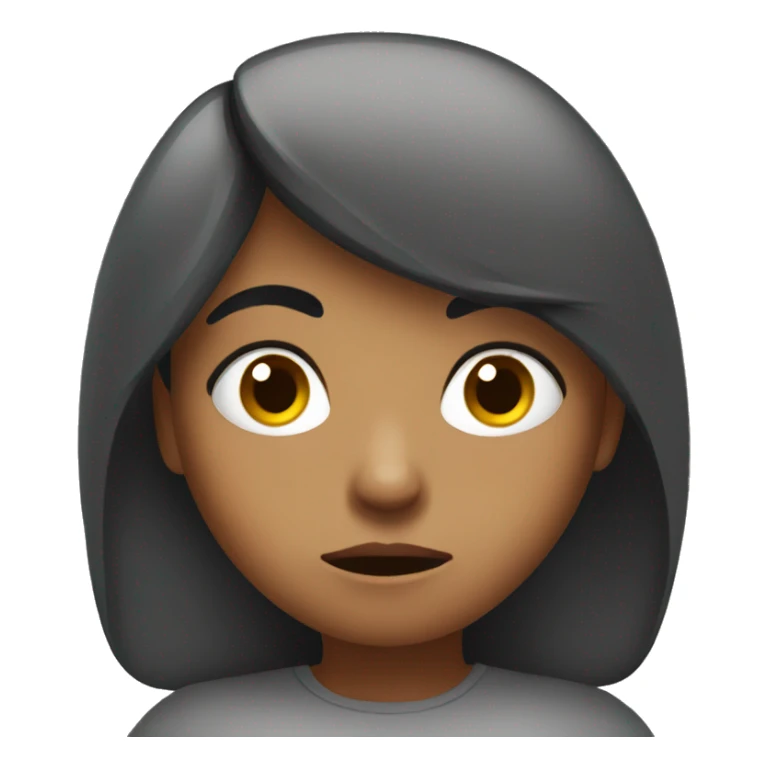 Annoyed girl  sticker