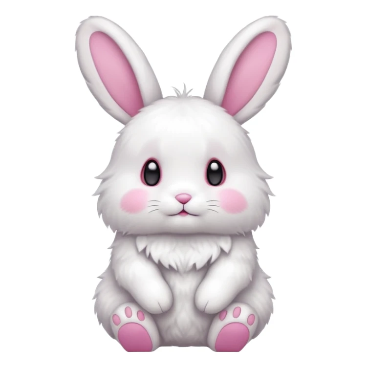 very cute fullbody bunny uwu cuuuute sticker