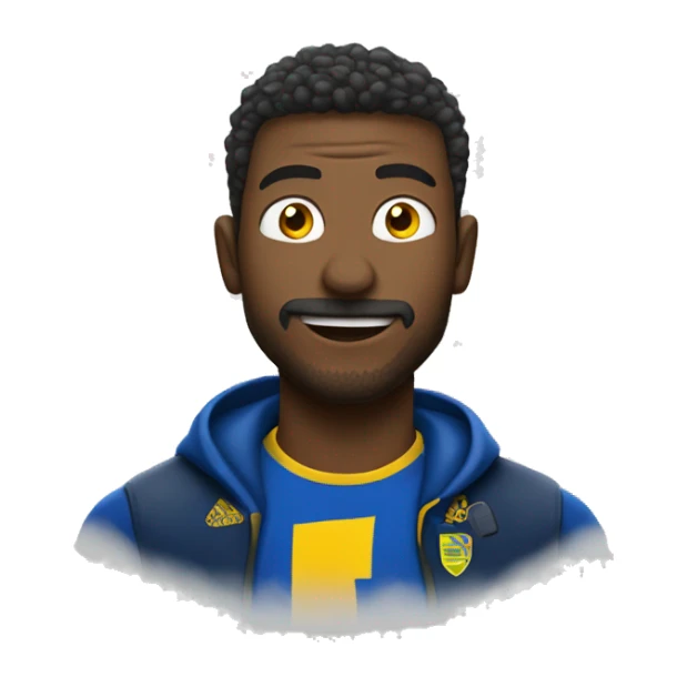 Um homem com uma verruga no canto da boca sticker