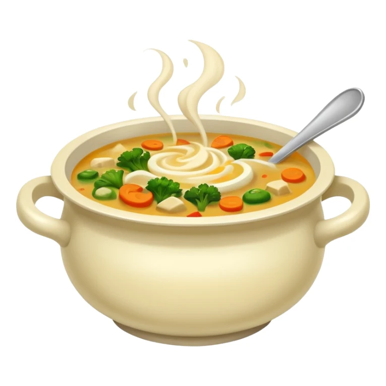 Steaming bowl sticker