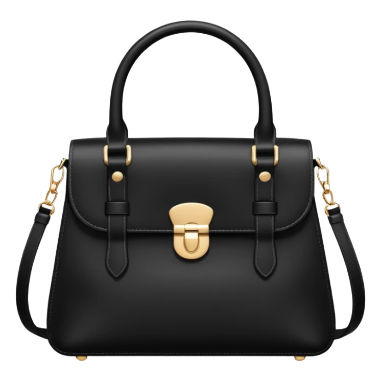 stylish woman's handbag, modern design sticker