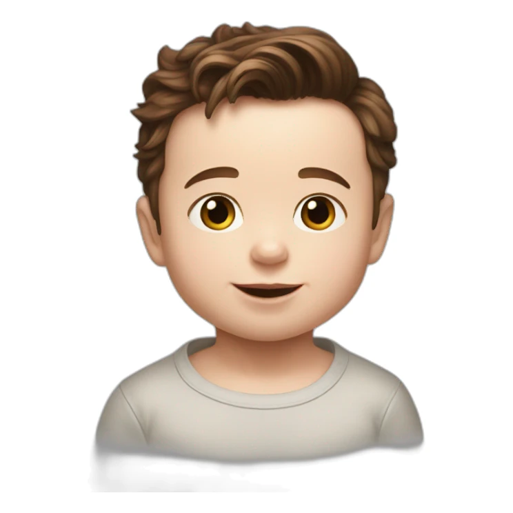 baby of elon musk and tom holland sticker