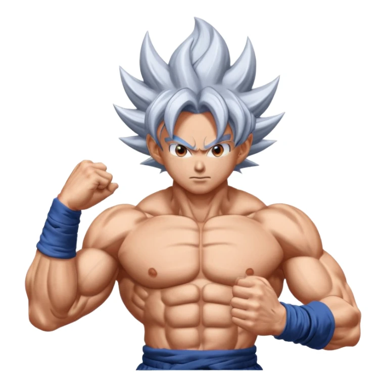 goku mastered ultra instinct sticker