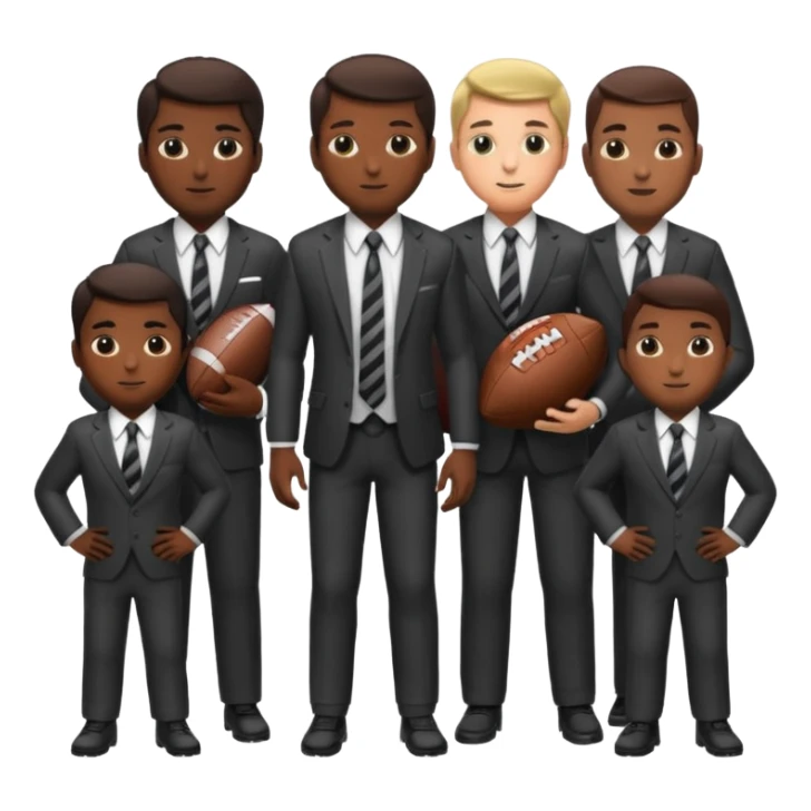 football manager and players sticker