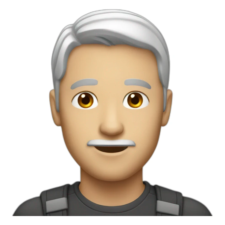 generic white male sticker