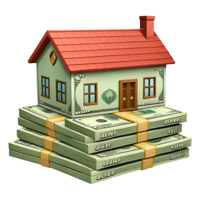 house sale money sticker